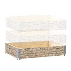 Aga Dvignjena greda 120x80x40 cm Kamen