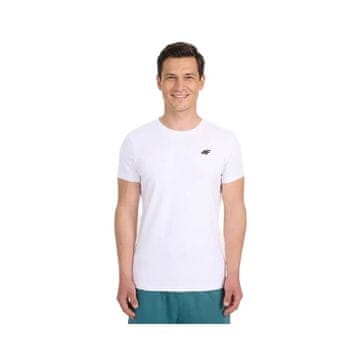 4F Majice bela 4FWMM00TTSHM3340