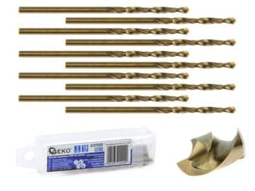 GEKO Kobaltov sveder za kovino HSS-Co, DIN 338, 2 mm, 10 kosov G37020
