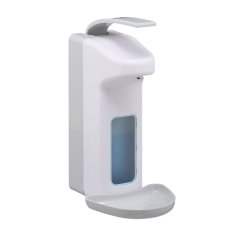 Northix Stenski Euro dozirnik za razkužilo 1000 ml plastika bel