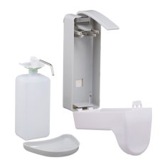 Northix Stenski Euro dozirnik za razkužilo 1000 ml plastika bel