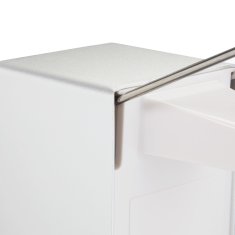 Northix Stenski dozirnik za milo 1000 ml aluminij komolčna aktivacija
