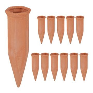 Northix 12 kosov keramični zalivalni nastavki za rastline samodejno namakanje
