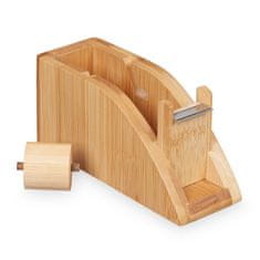 Northix Bambusov namizni podajalnik lepilnega traku 25 mm eleganten