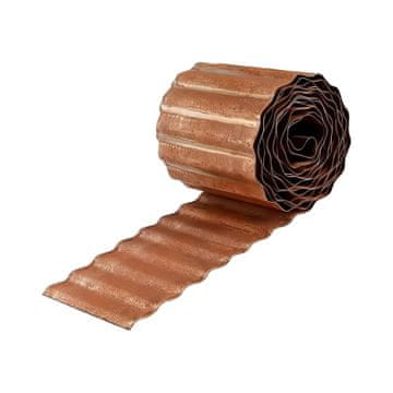 Northix Kovinska obroba vrtnih gredic z rjo, zaščita pred plevelom