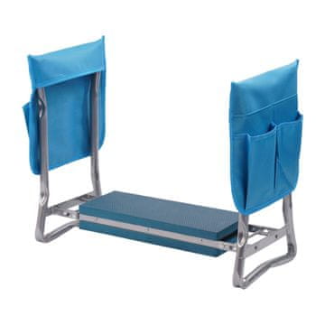 Northix Vrtni klečalnik z žepi in blazino, zložljiv jeklen okvir