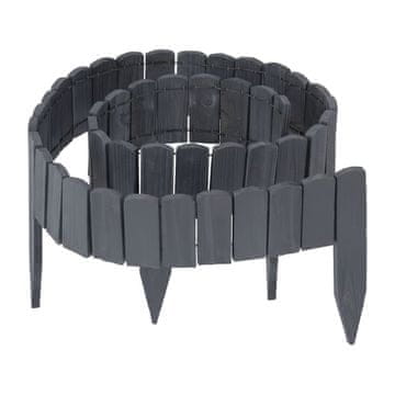 Northix Fleksibilna lesena obroba za vrtne gredice, naravna smrekova obdelava