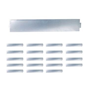 Northix Jeklena obroba vrtnih gredic, fleksibilna zaščita pred plevelom