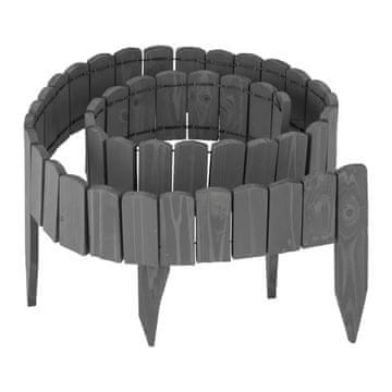 Northix Lesena vrtna obroba, fleksibilna, odporna na vremenske vplive