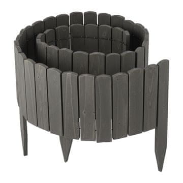 Northix Fleksibilna lesena vrtna obroba, odporna na vremenske vplive, enostavna namestitev