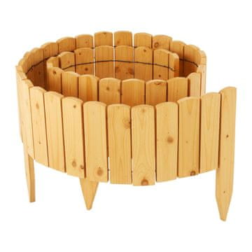 Northix Lesena vrtna obroba, fleksibilna in vremensko odporna