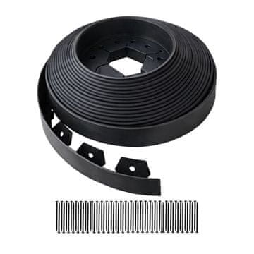 Northix Fleksibilen plastični robni trak za vrtne gredice, enostavna namestitev