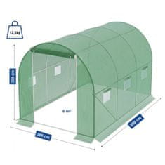 Aga Vrtni rastlinjak MR4003CH 3x2x2 m