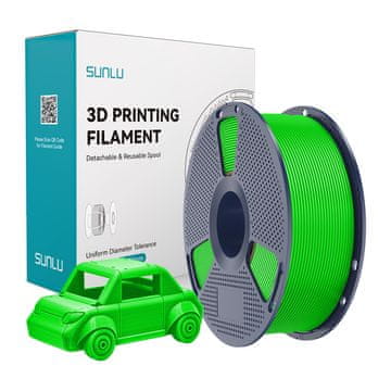 SUNLU  PETG Filament v Zeleni Barvi