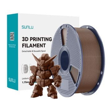 SUNLU SUNLU PLA+ filament 2.0, 1,75 mm, 1 kg (kavna barva)