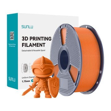 SUNLU Filament PLA+ 1,75 mm 1 kg (sončno oranžen)