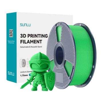 SUNLU Filament PLA+ 1,75 mm 1 kg (zelen)
