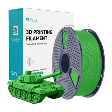 SUNLU Filament PLA+ High-Speed v zeleni barvi