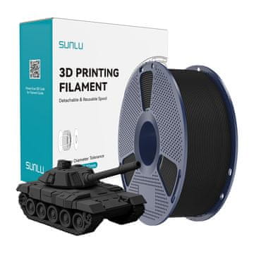 SUNLU SUNLU PLA+ High-Speed filament 1,75 mm, 1 kg (črn)