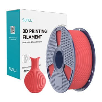 SUNLU  PLA Classic višnjev filament za precizno 3D tiskanje