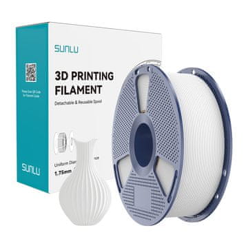 SUNLU  PLA Classic White Filament 1.75mm 1KG