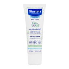Mustela Hydra Bébé Facial Cream vlažilna krema za obraz (za otroke od rojstva naprej) 40 ml za otroke