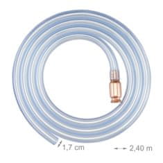 Northix Cev za sifon 240 cm z bakrenim ventilom za enostaven prenos tekočin