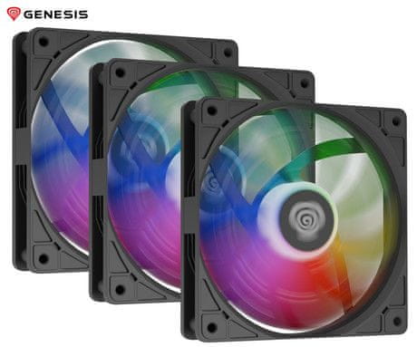 Genesis Oxal 120 ARGB 3-Pack ventilatorji
