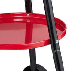 Northix Žar na oglje s koleščki, vetrovka, Ø 42 cm