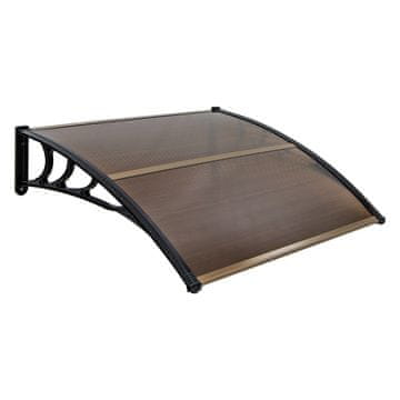 Northix Tenda za vhodna vrata 122 x 99 cm z UV zaščito in vodoodpornostjo, robustna polikarbonatna konstrukcija