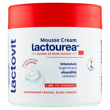 Lactovit Vlažilna penasta krema za telo Lactourea 400 ml