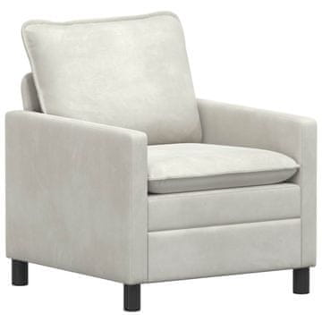 Vidaxl Kavč Krem 76 x 81 x 87,5 cm Žamet