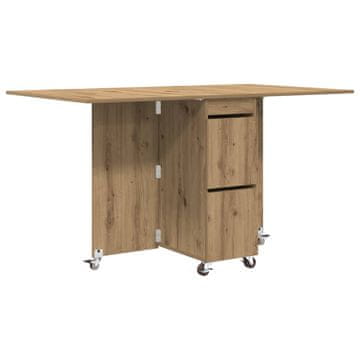 Vidaxl Jedilna miza 2 pcs 140 x 80 x 77 cm Inženirski les