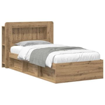 Vidaxl Posteljna konstrukcija s prostorom za shranjevanje 80 x 200 cm