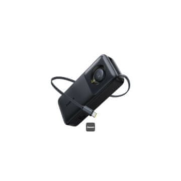 BASEUS Free2Pull prenosna baterija, 20.000 mAh, 65 W, USB-C, črna (P10073700123-00)