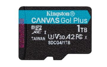Kingston Canvas Go Plus A2/Micro SDXC/1TB/UHS-I U3/Class 10