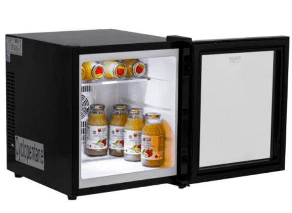 Adler mini hladilnik s steklenimi vrati