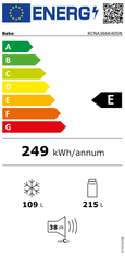 Beko RCNA366K40SN prostostoječi hladilnik