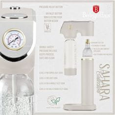 Berlingerhaus Aparat za sodo BH-8556 SODABAR + 2 bottles Sahara Collection
