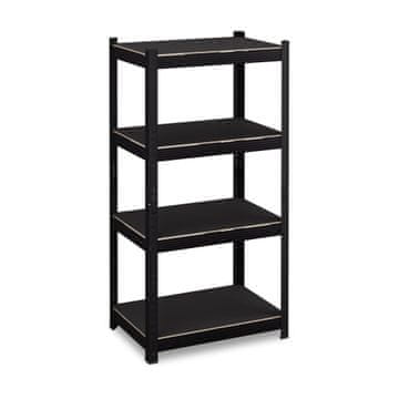 Northix Kovinski regal 180x90x40 cm 4 nivoji 175 kg nosilnost