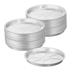 Northix Okrogli aluminijasti pladnji set 100 kos za peko