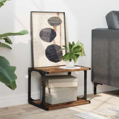 Vidaxl Stojalo za tiskalnik Star les 41 x 28 x 33.5 cm Konstruiran les