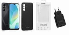 Samsung Galaxy A16 pametni telefon, 4G, 128GB, Black + zaščitno steklo + ovitek + 25W polnilec (SM-A165FZKBEUE - 2)