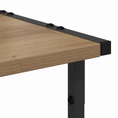 Vidaxl Stojalo za tiskalnik Umetni hrast 41 x 28 x 33.5 cm