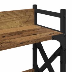 Vidaxl Stojalo za tiskalnik Star les 40 x 20 x 40 cm Konstruiran les