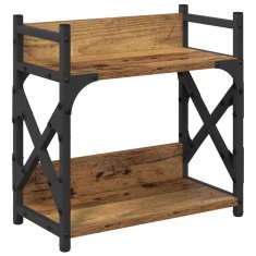 Vidaxl Stojalo za tiskalnik Star les 40 x 20 x 40 cm Konstruiran les