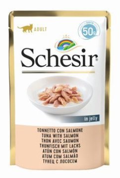 Schesir Žepek za mačke Adult tuna/losos 50g