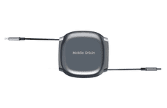 Mobile-origin CB7 kabel USB-C v USB-C, nastavljiva dolžina, vesoljsko siva (MO-CB7-SPG)