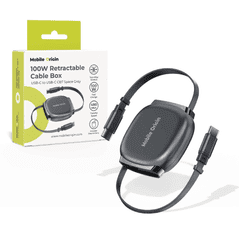 Mobile-origin CB7 kabel USB-C v USB-C, nastavljiva dolžina, vesoljsko siva (MO-CB7-SPG)
