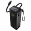 Roller prenosna baterija 20.000 mAh, 65 W, črna (PBROLL20000K)